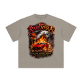 RAREVERA LET THE MONEY BURN Enzyme Washed T-Shirt