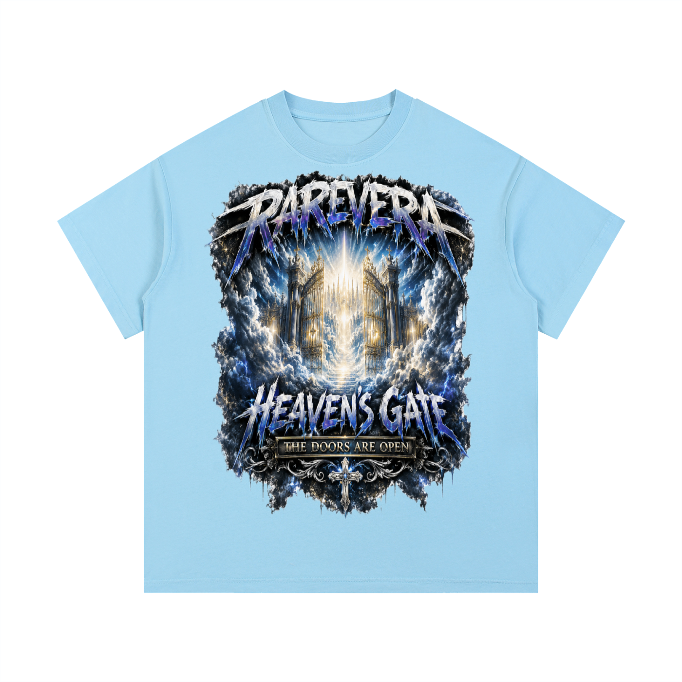 RAREVERA HEAVEN GATES Vintage Wash Cotton T-Shirt