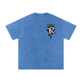 RAREVERA Snow Washed Oversized Cotton T-Shirt