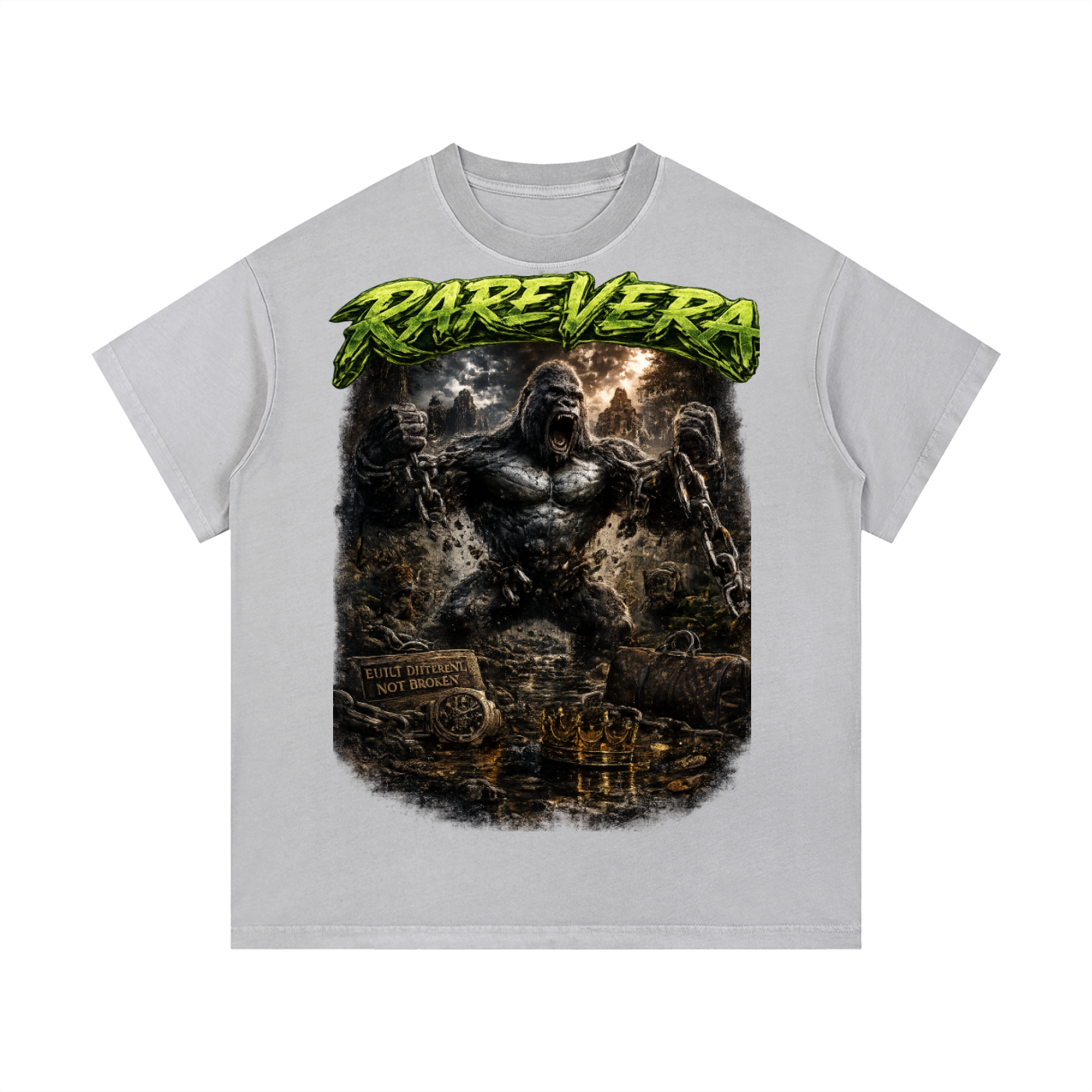 RAREVERA CHAIN BREAKER Vintage Wash Cotton T-Shirt