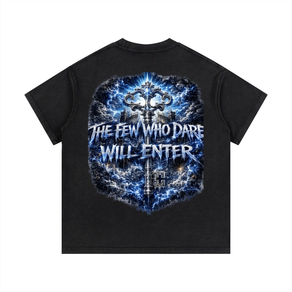 RAREVERA HEAVEN GATES Vintage Wash Cotton T-Shirt