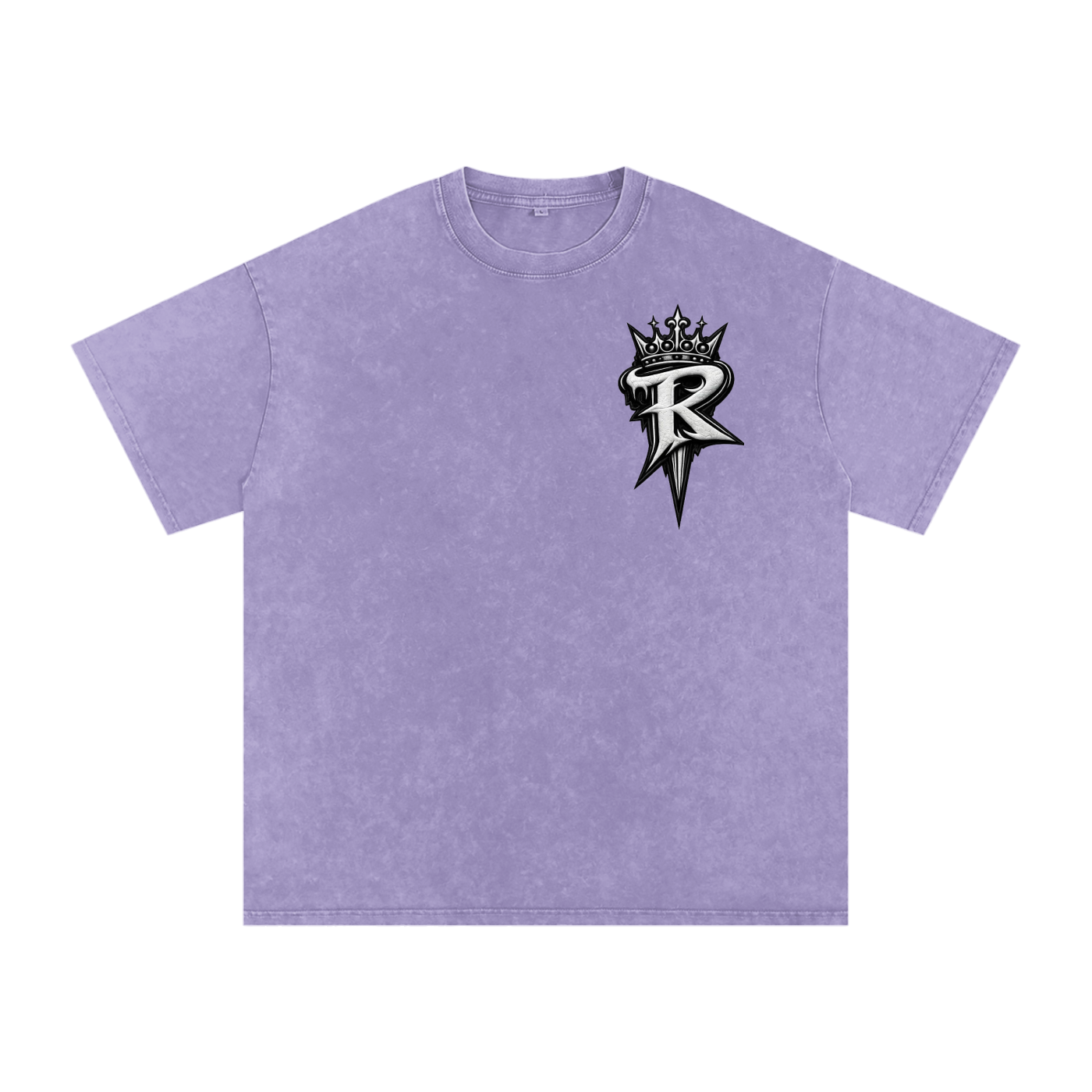 RAREVERA Snow Washed Oversized Cotton T-Shirt