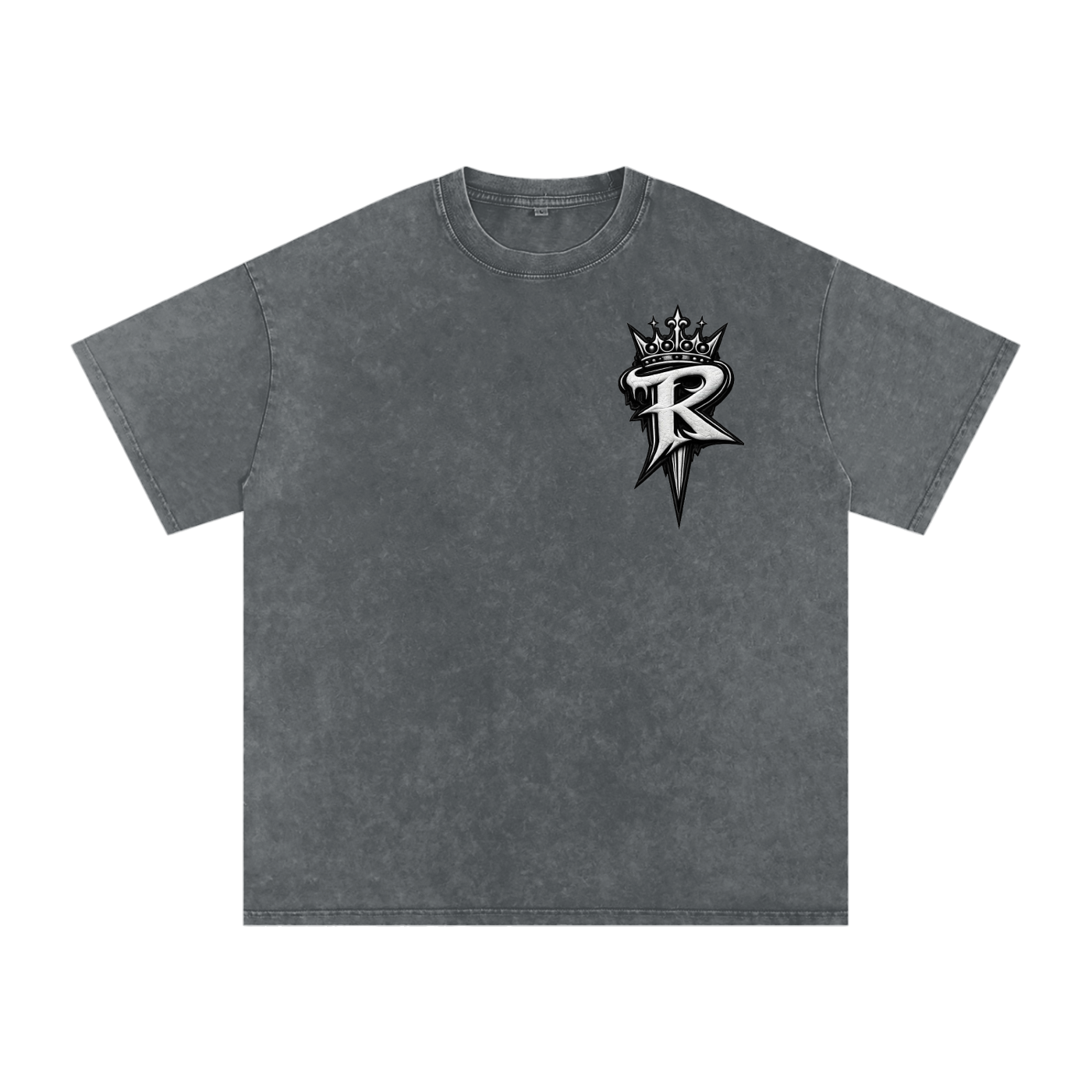 RAREVERA Snow Washed Oversized Cotton T-Shirt
