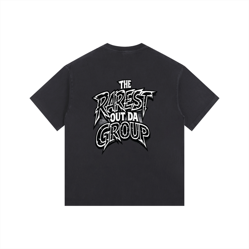 RAREVERA Vintage Washed Oversized Cotton T-Shirt