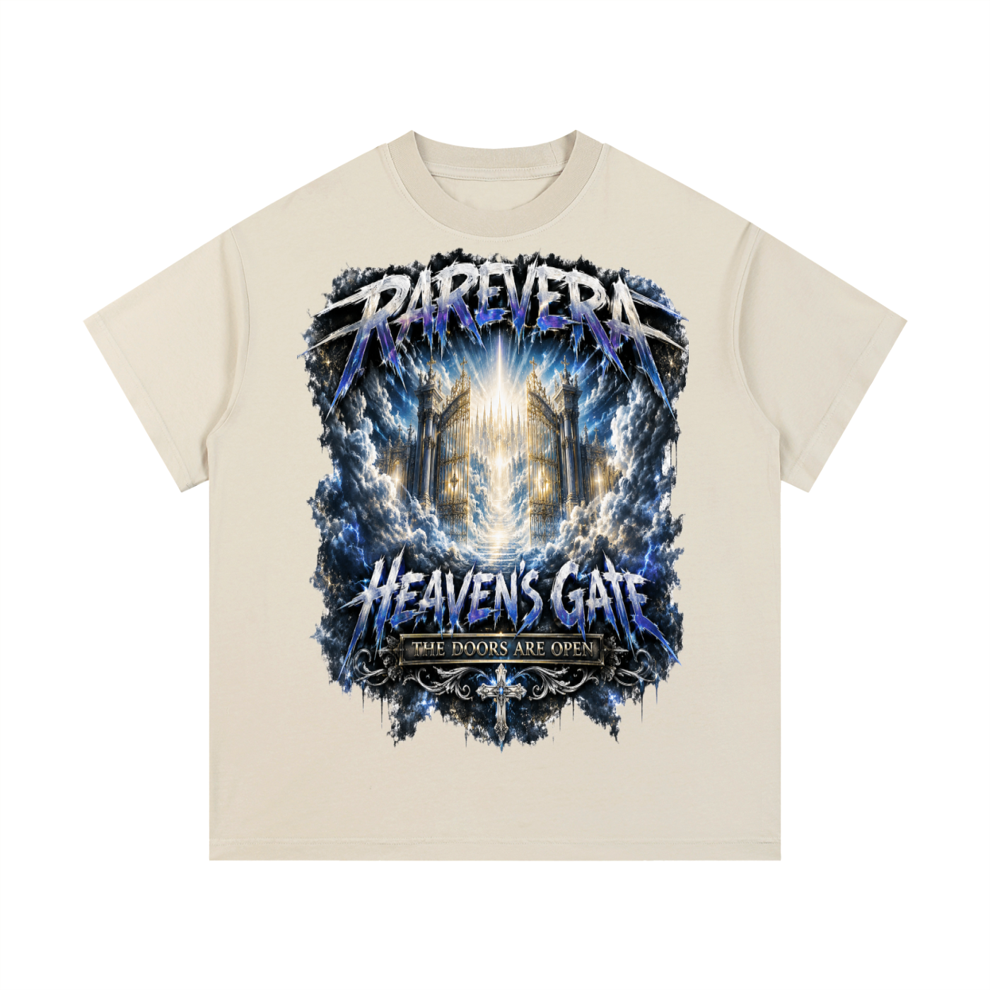 RAREVERA HEAVEN GATES Vintage Wash Cotton T-Shirt