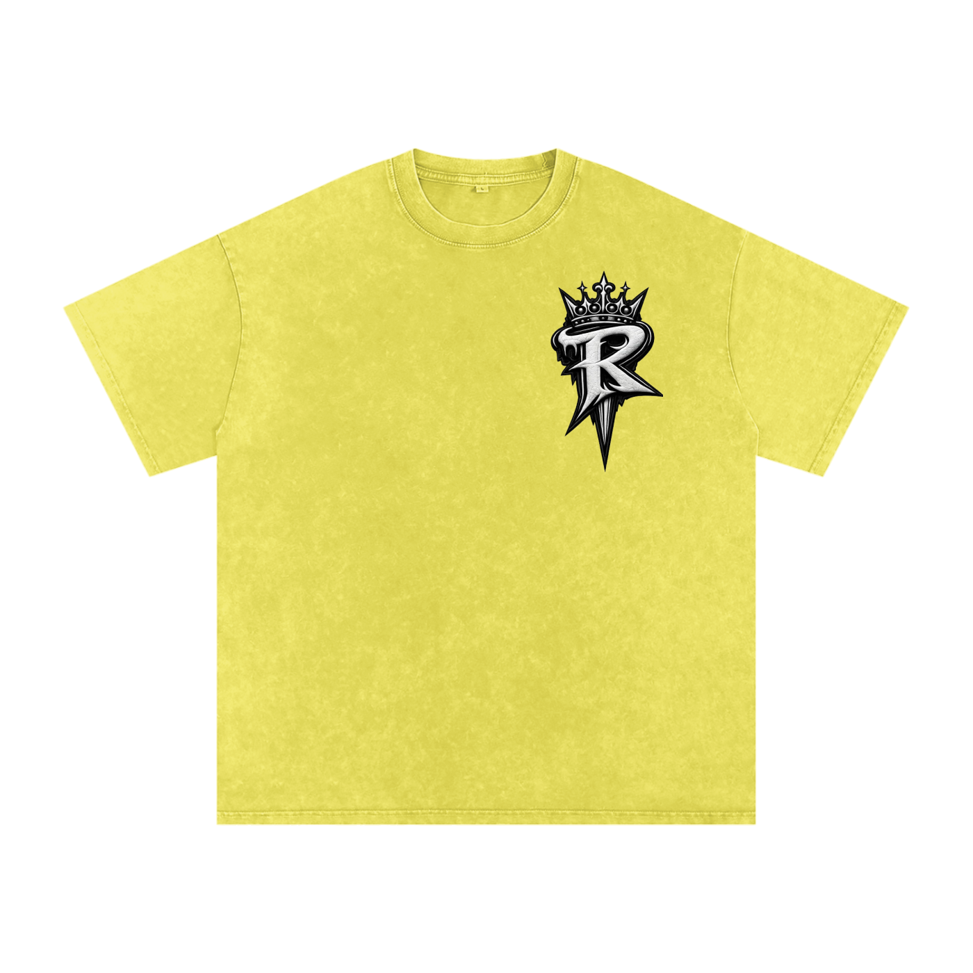 RAREVERA Snow Washed Oversized Cotton T-Shirt