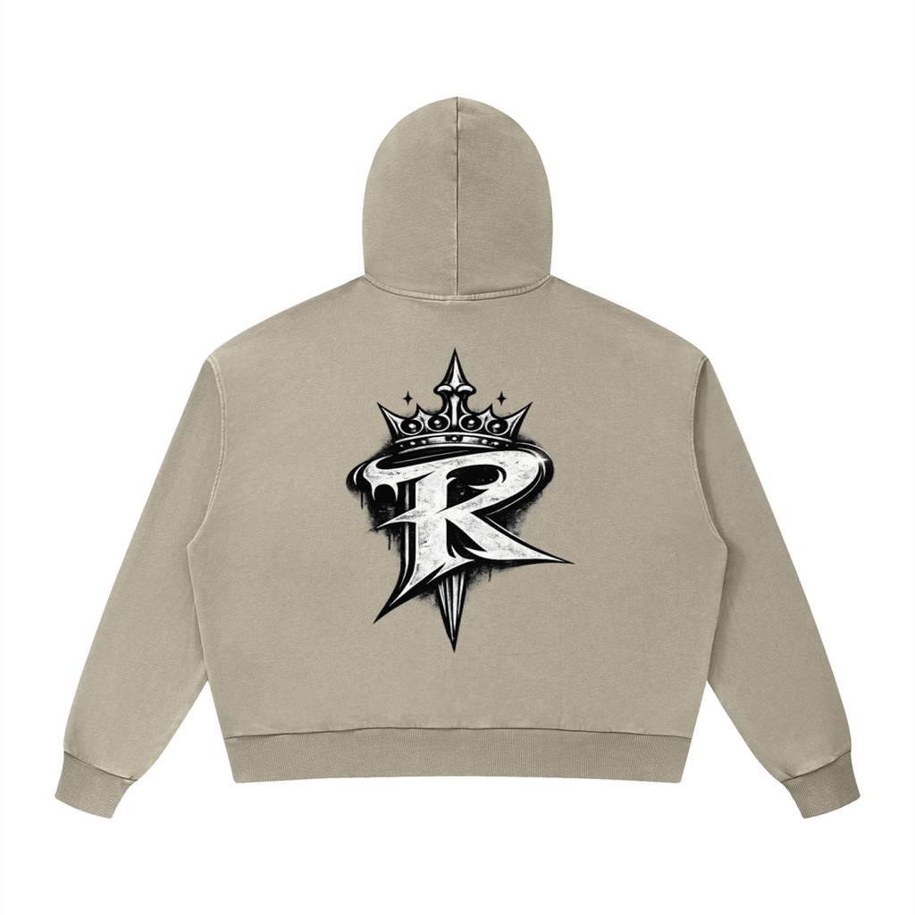 Unisex Mineral Wash Boxy Hoodie