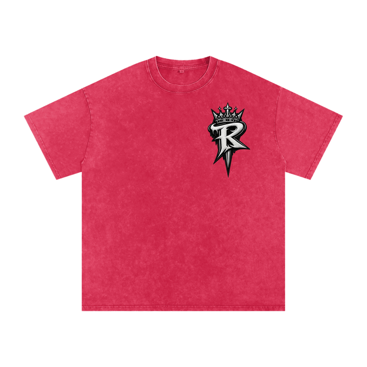 RAREVERA Snow Washed Oversized Cotton T-Shirt