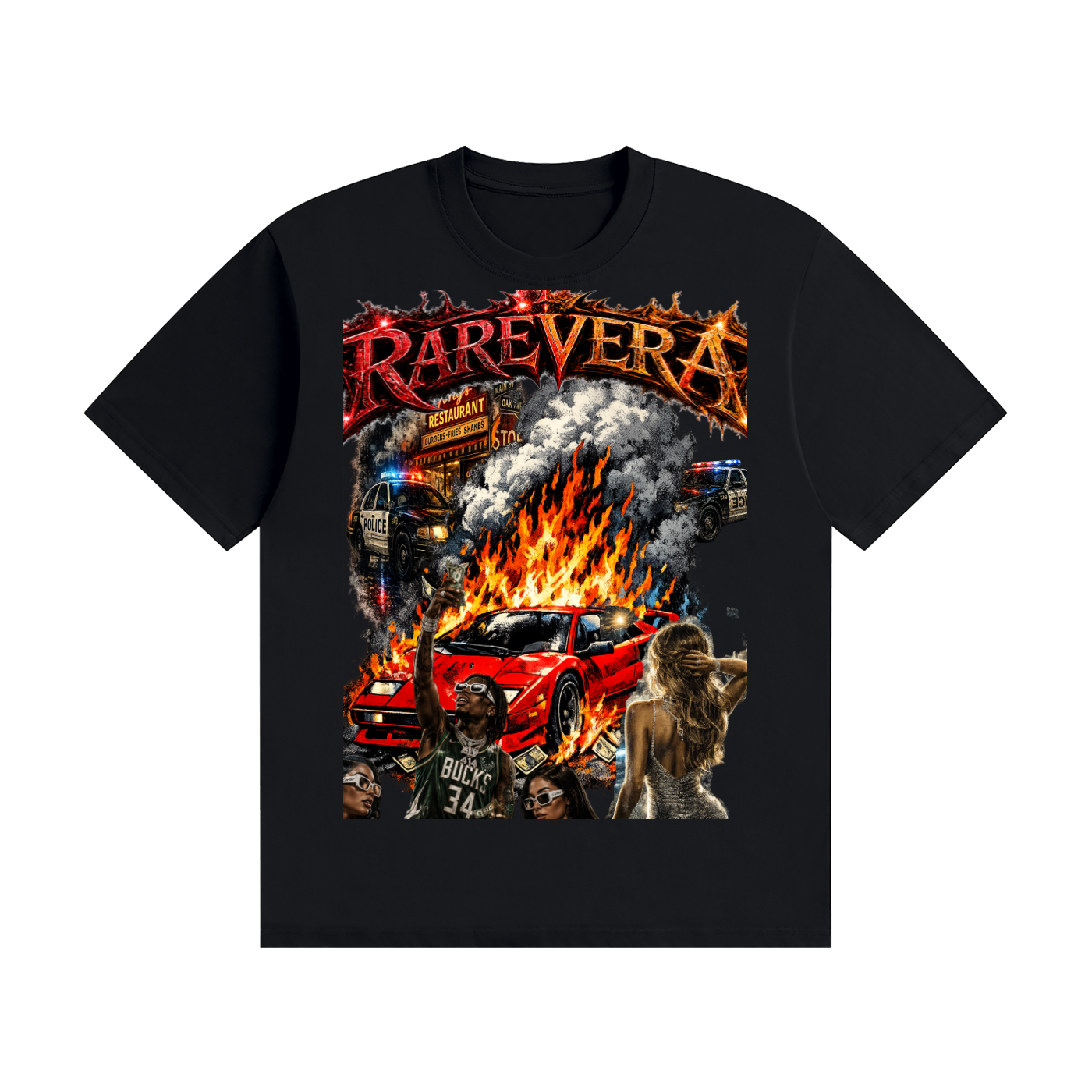 RAREVERA COST OF FLEXING Unisex Seamless Cotton T-Shirt