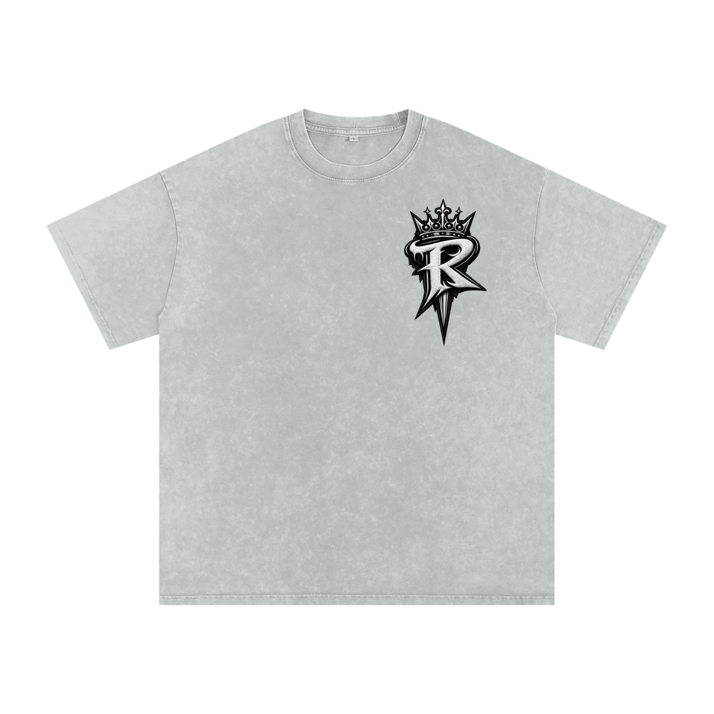 RAREVERA Snow Washed Oversized Cotton T-Shirt