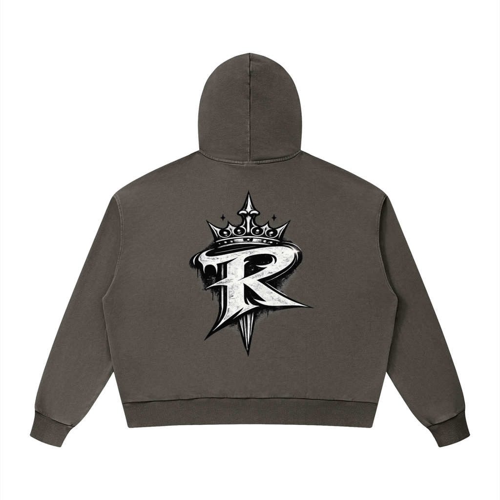 Unisex Mineral Wash Boxy Hoodie