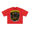 RAREVERA CRASH OUT Unisex Heavyweight Mineral Wash Boxy T-Shirt