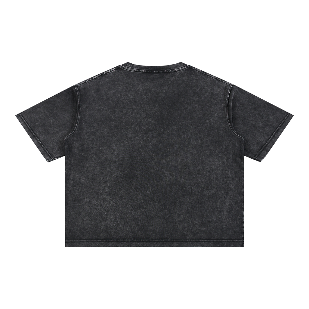 RAREVERA Mineral Wash Boxy Cotton T-Shirt