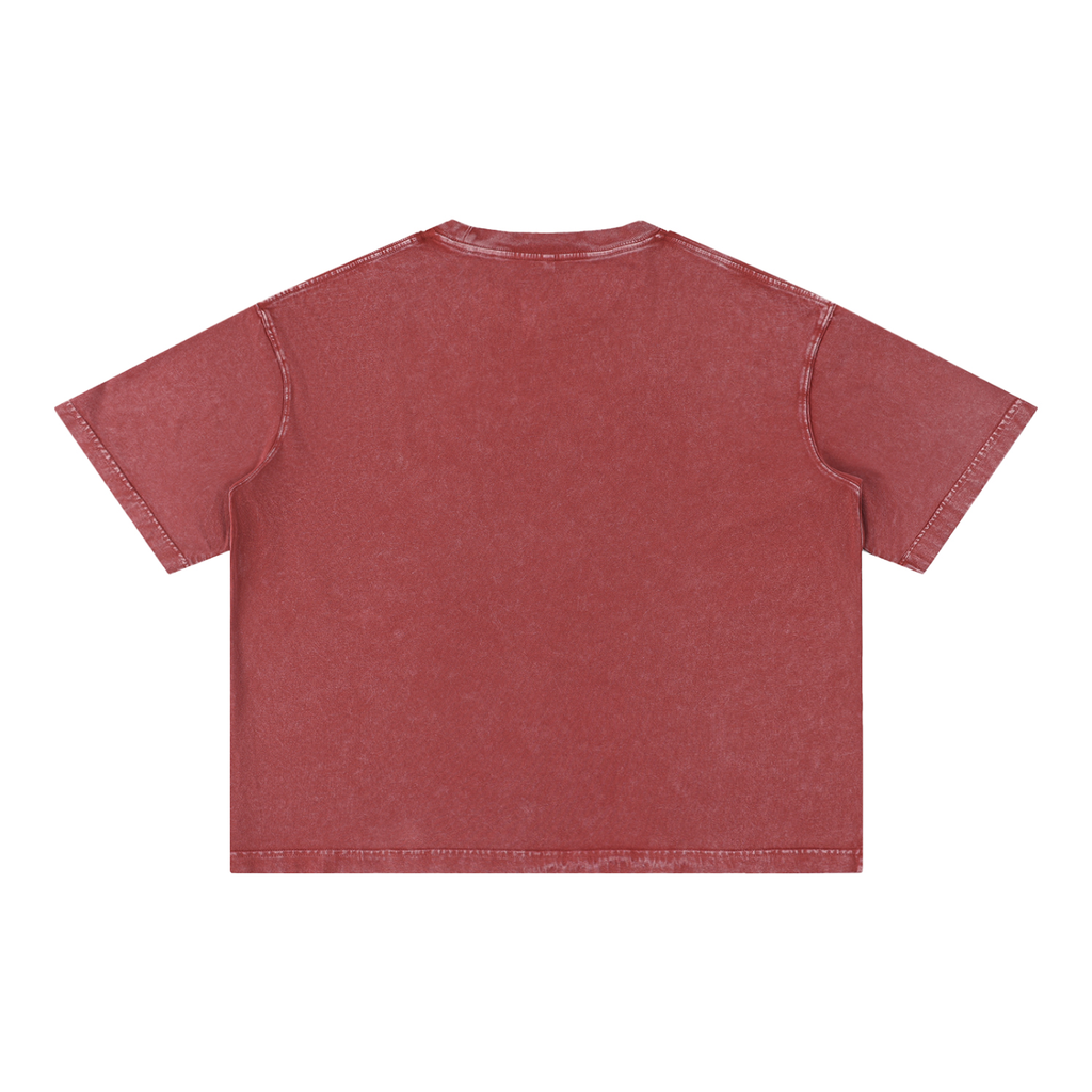RAREVERA Mineral Wash Boxy Cotton T-Shirt