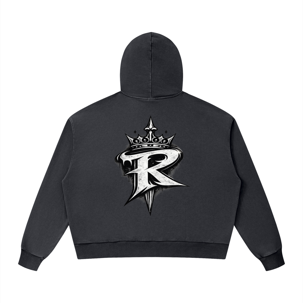 Unisex Mineral Wash Boxy Hoodie