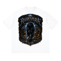RAREVERA BLUE-EYE PANTHER Streetwear Loose Drop Shoulder T-Shirt