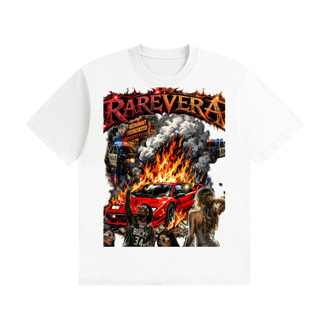 RAREVERA COST OF FLEXING Unisex Seamless Cotton T-Shirt