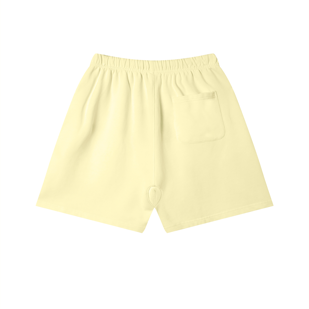 RAREVERA Unisex Vintage Wash Cotton Shorts