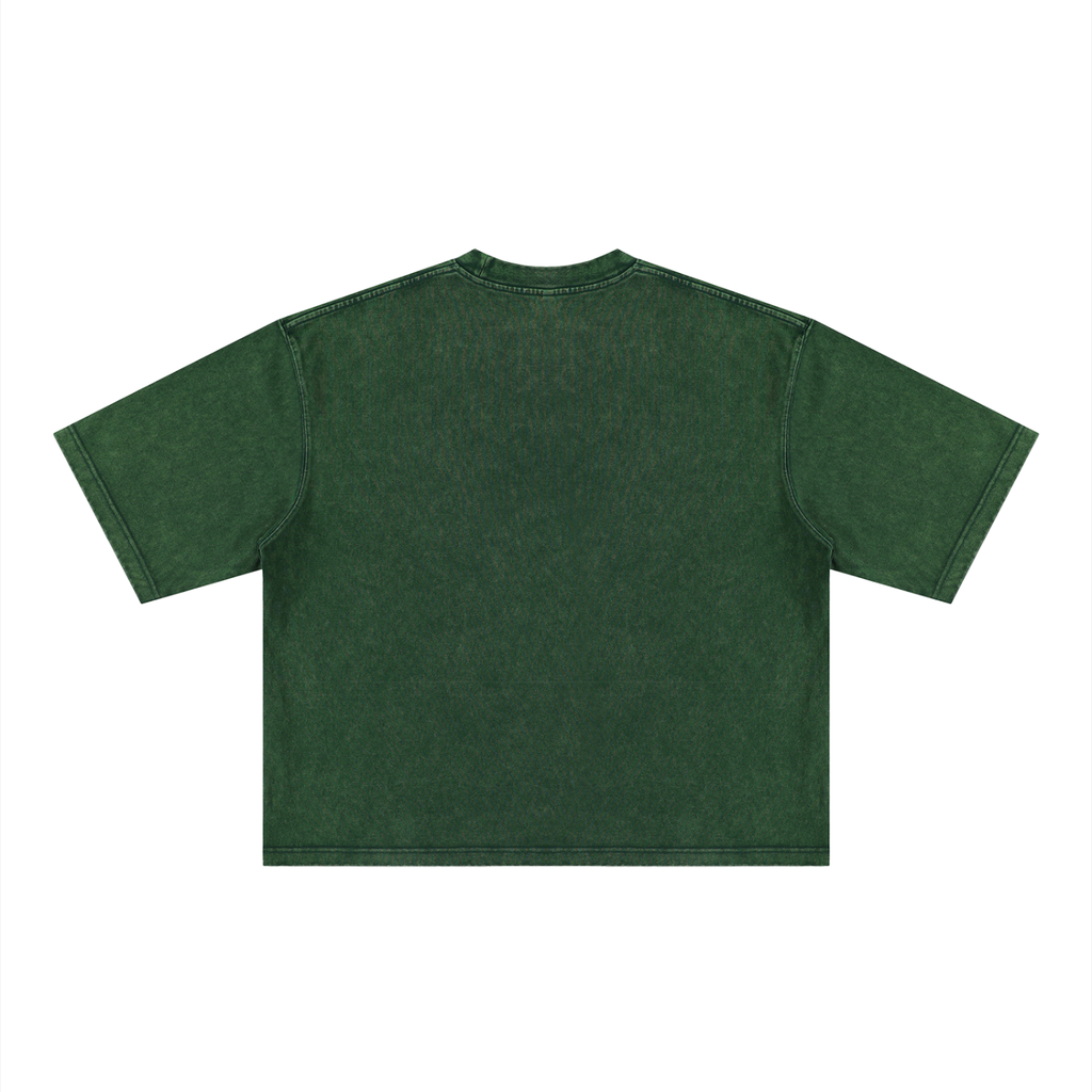 RAREVERA CRASH OUT Unisex Heavyweight Mineral Wash Boxy T-Shirt