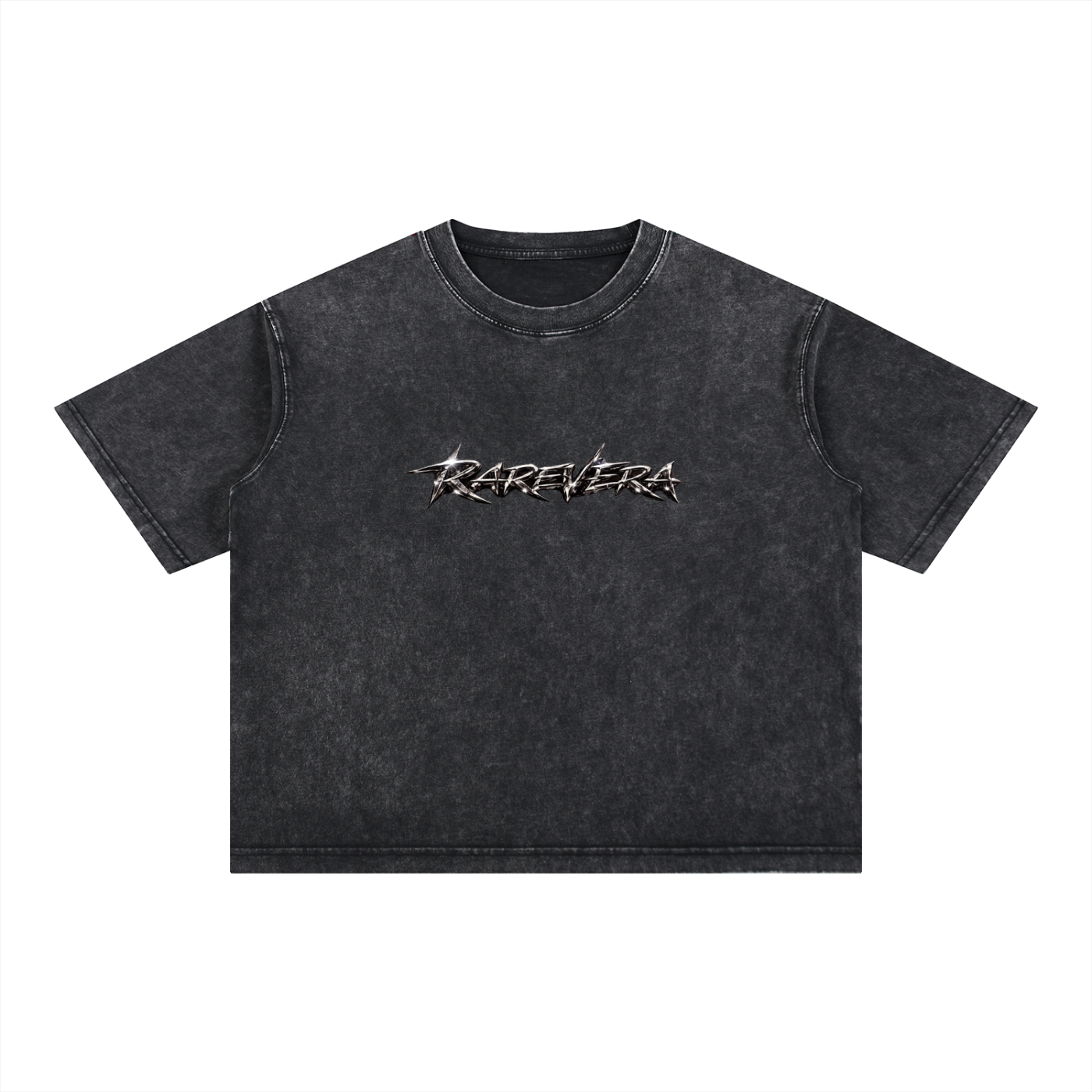 RAREVERA Mineral Wash Boxy Cotton T-Shirt