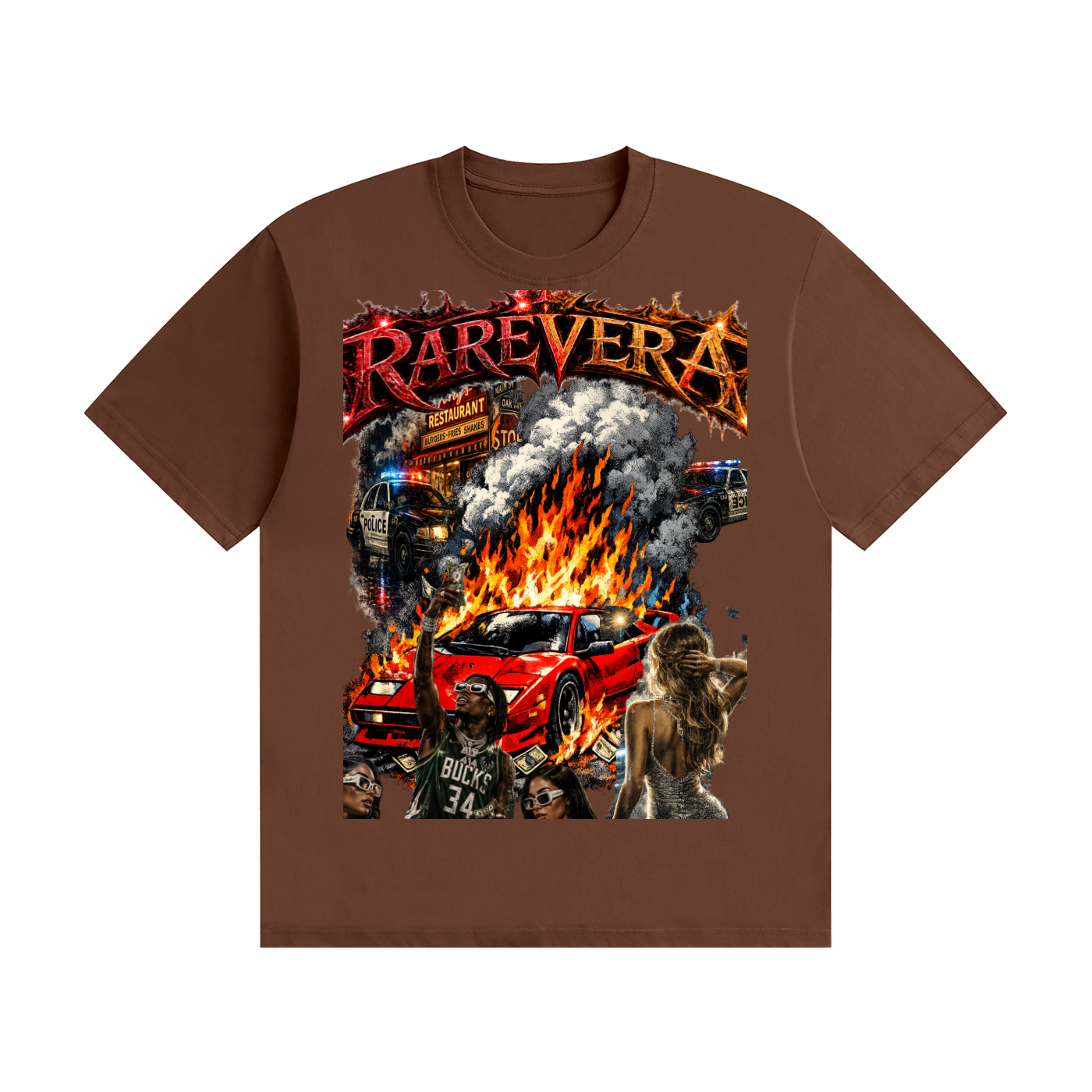 RAREVERA COST OF FLEXING Unisex Seamless Cotton T-Shirt
