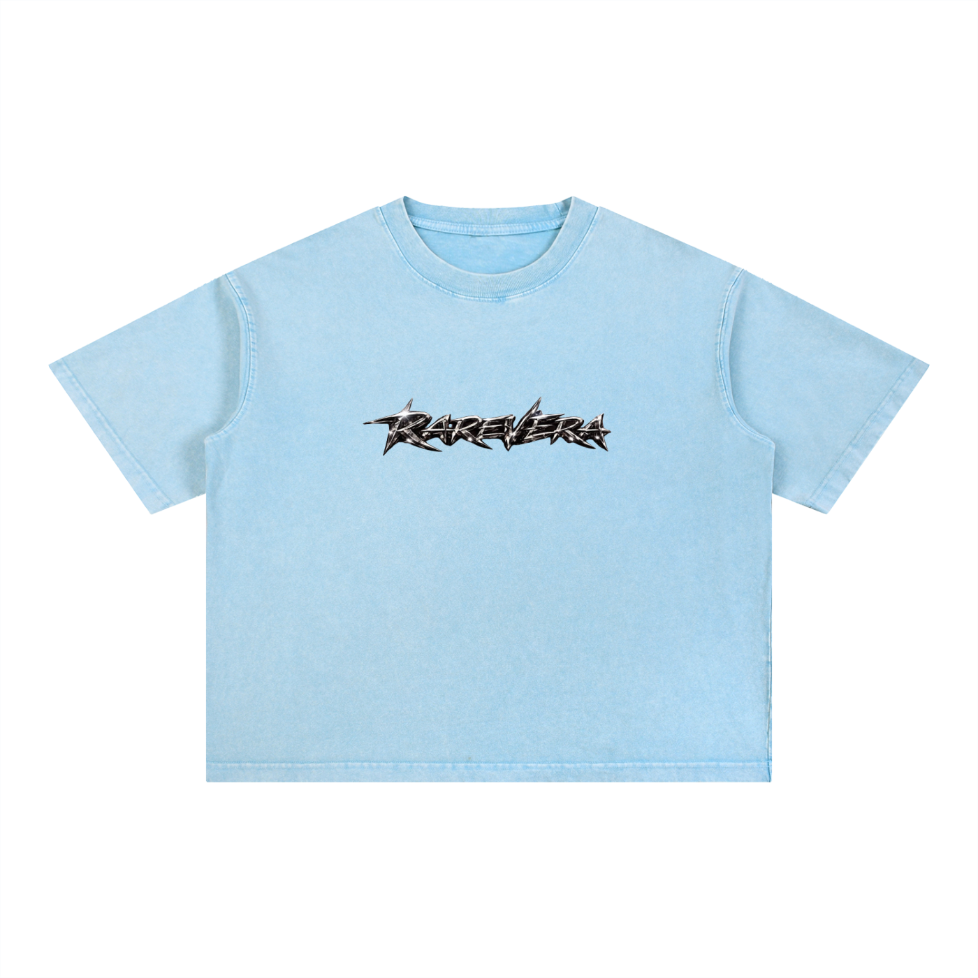 RAREVERA Mineral Wash Boxy Cotton T-Shirt