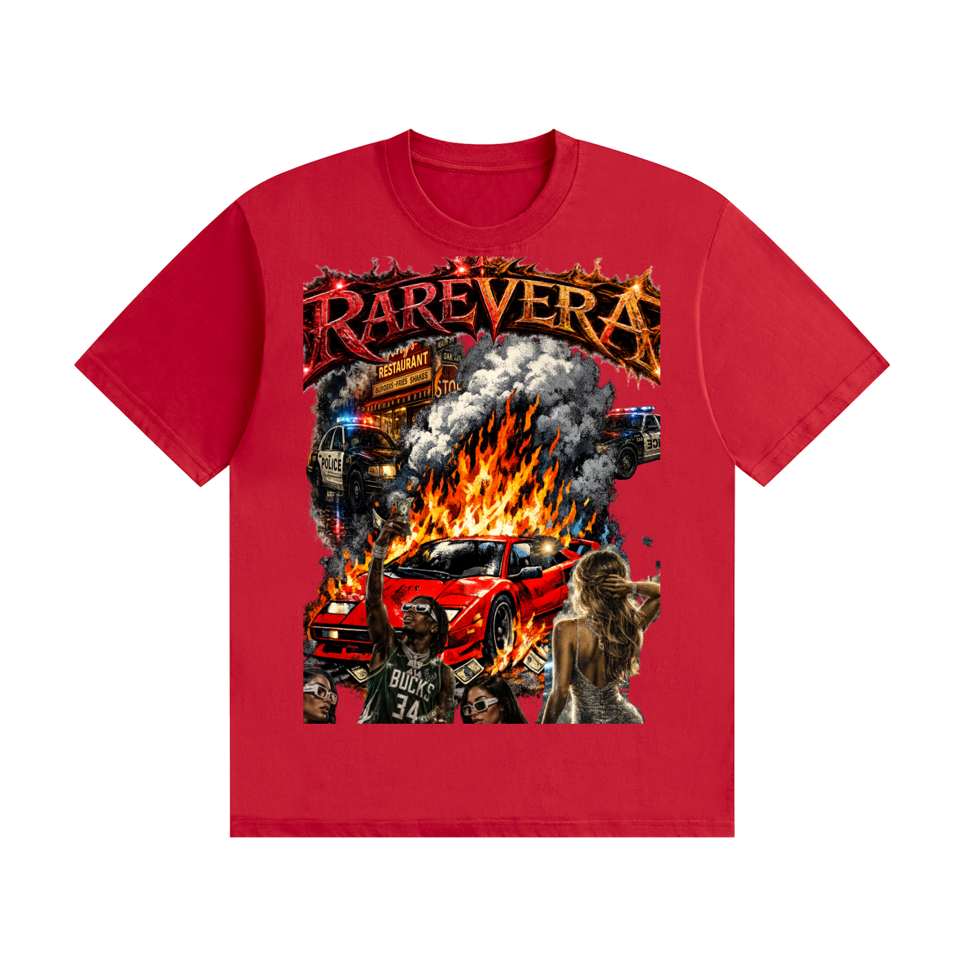 RAREVERA COST OF FLEXING Unisex Seamless Cotton T-Shirt