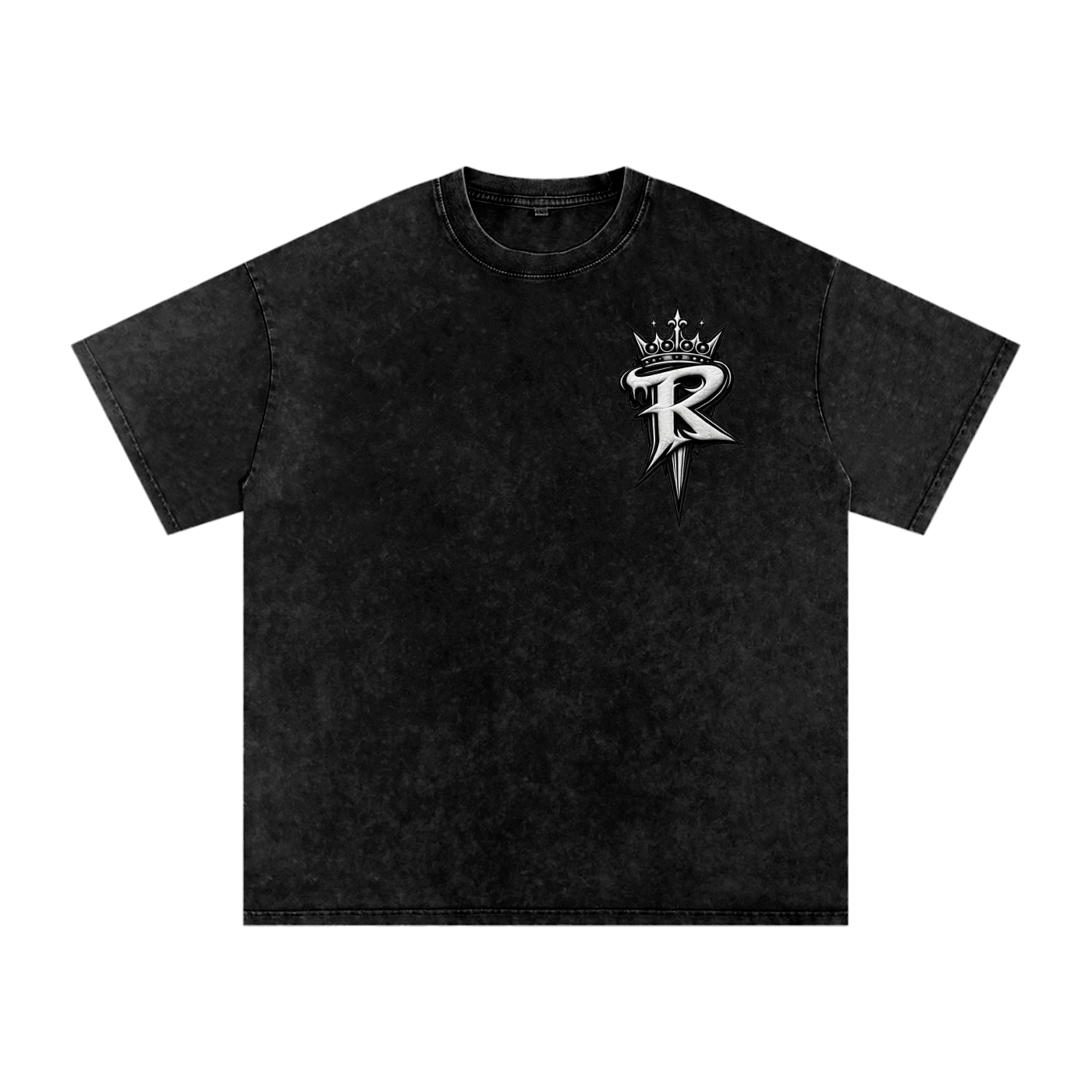 RAREVERA Snow Washed Oversized Cotton T-Shirt