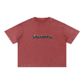 RAREVERA Mineral Wash Boxy Cotton T-Shirt