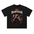 RAREVERA NO WEAPON SHALL PROSPER Heavyweight Drop Shoulder Cotton T-Shirt