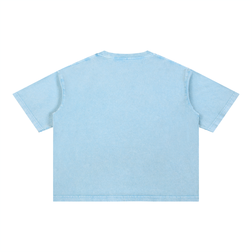 RAREVERA Mineral Wash Boxy Cotton T-Shirt
