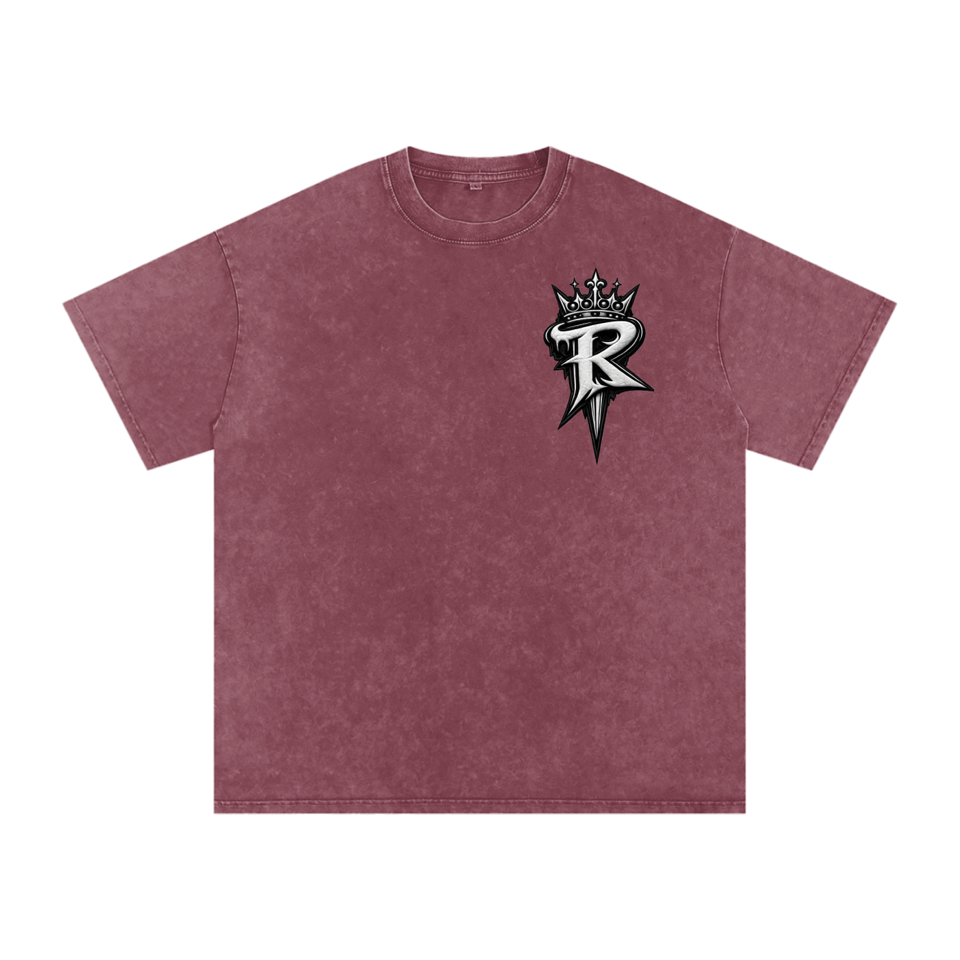 RAREVERA Snow Washed Oversized Cotton T-Shirt