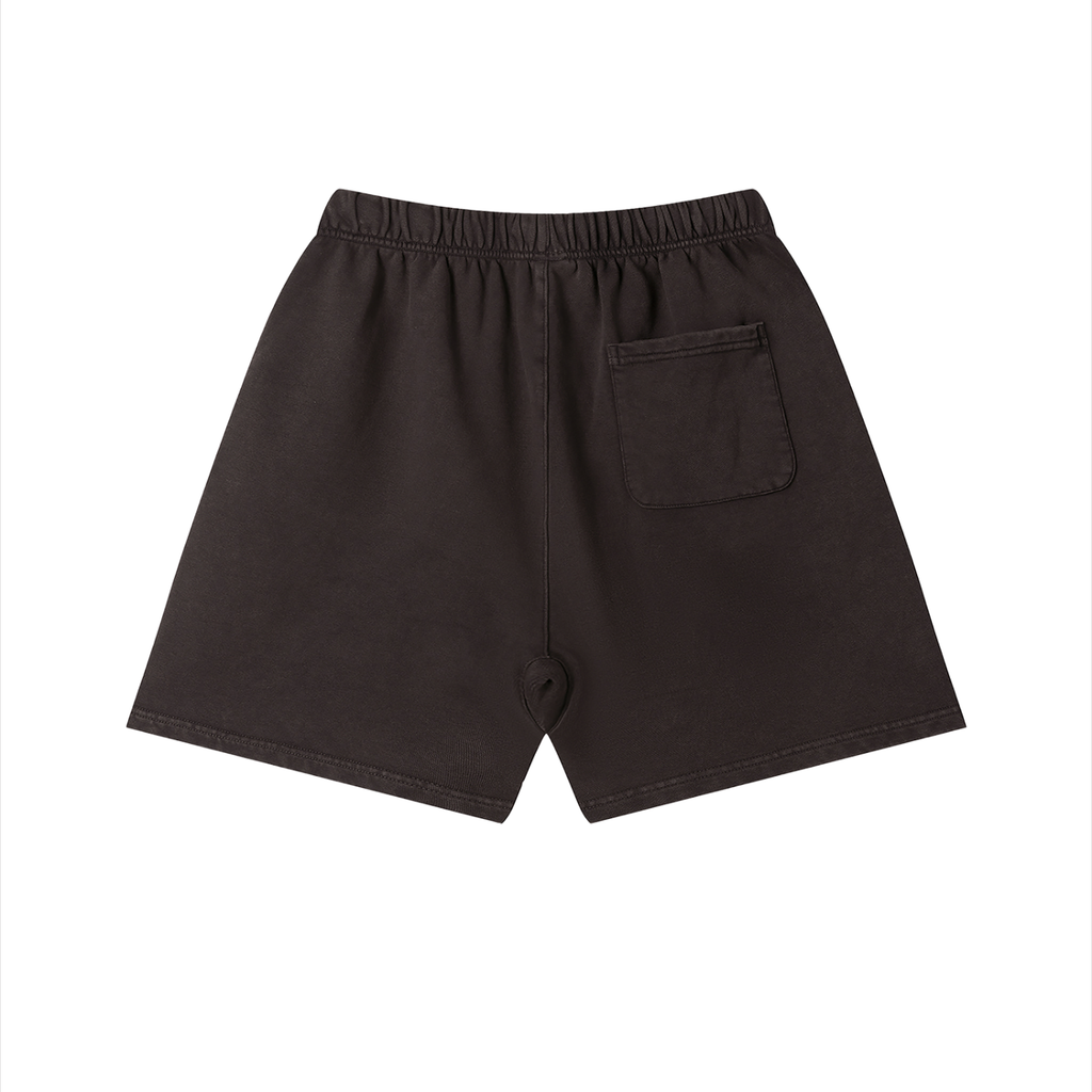 RAREVERA Unisex Vintage Wash Cotton Shorts