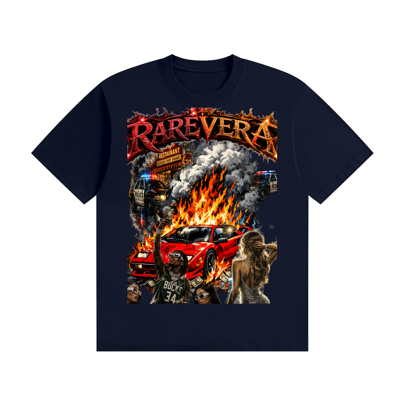 RAREVERA COST OF FLEXING Unisex Seamless Cotton T-Shirt