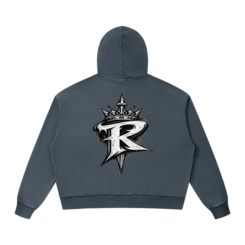Unisex Mineral Wash Boxy Hoodie