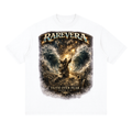 RAREVERA FAITH OVER FEAR Streetwear Loose Drop Shoulder T-Shirt