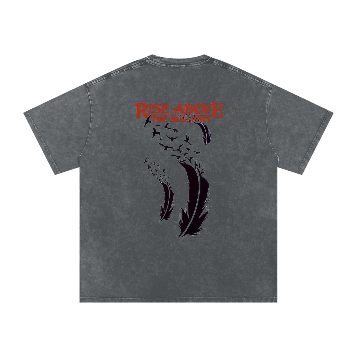 RAREVERA Snow Washed Oversized Cotton T-Shirt