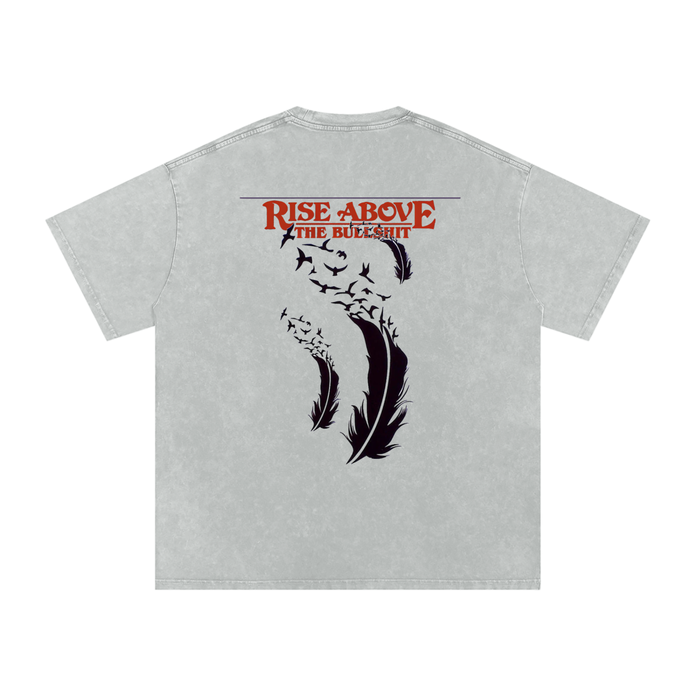 RAREVERA Snow Washed Oversized Cotton T-Shirt