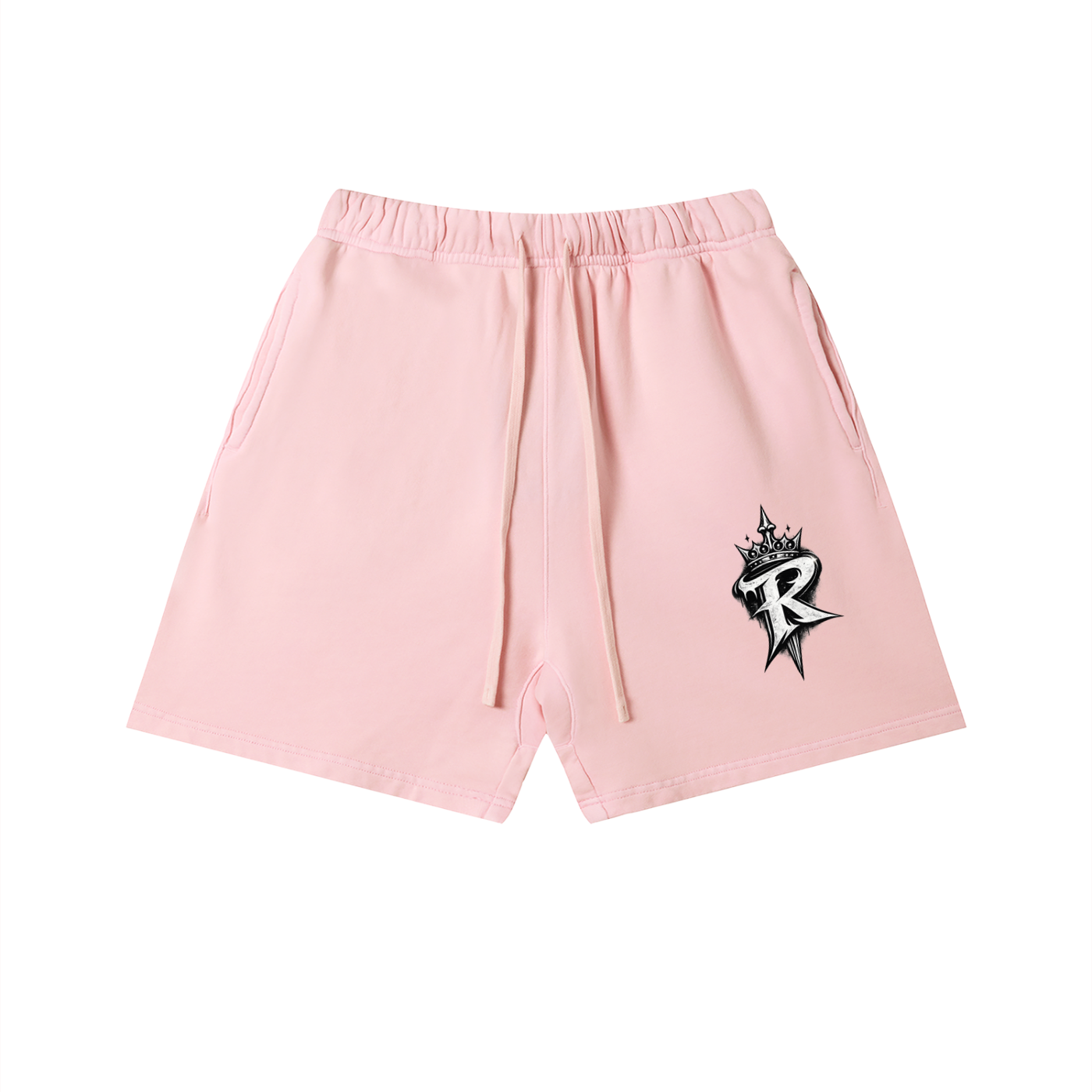 RAREVERA Unisex Vintage Wash Cotton Shorts