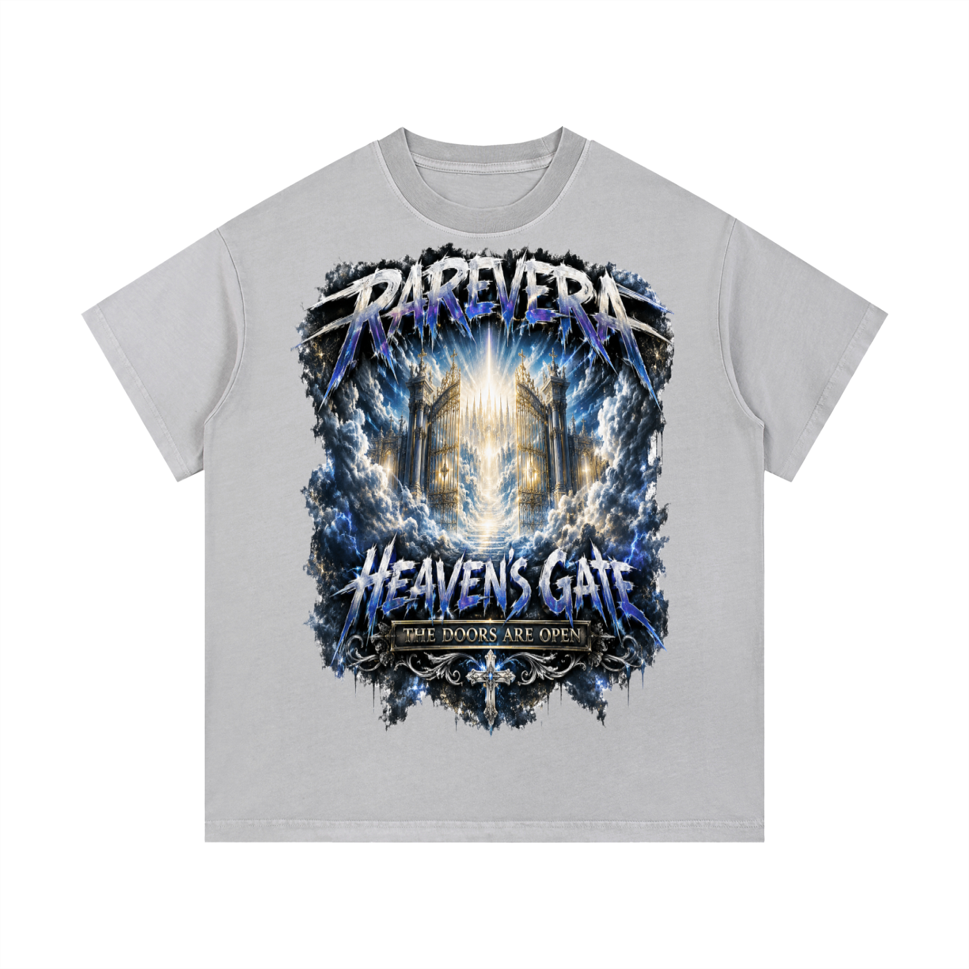 RAREVERA HEAVEN GATES Vintage Wash Cotton T-Shirt